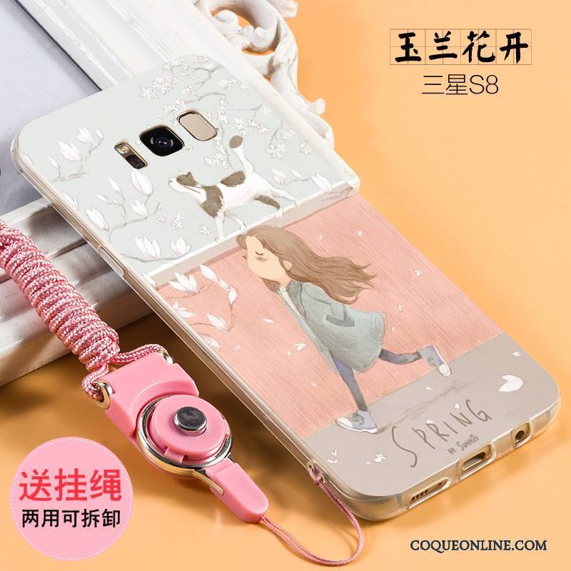 Samsung Galaxy S8 Coque Tout Compris Silicone Tendance Incassable Fluide Doux Protection Étoile