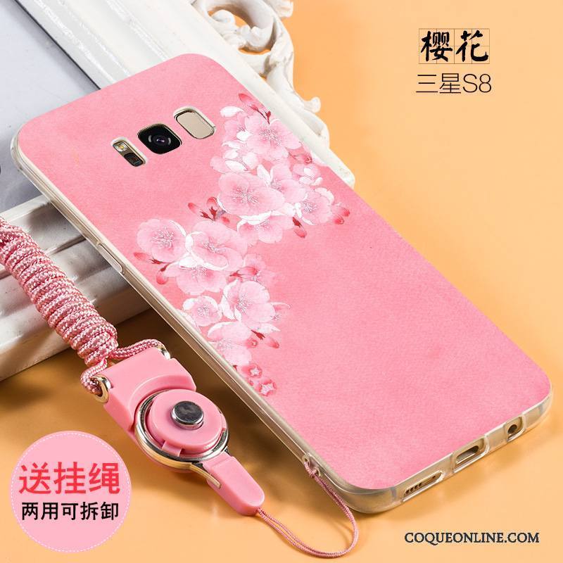 Samsung Galaxy S8 Coque Tout Compris Silicone Tendance Incassable Fluide Doux Protection Étoile