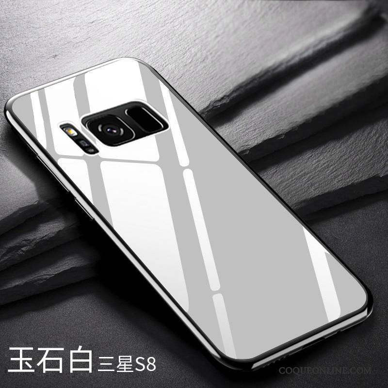 Samsung Galaxy S8 Coque Étoile Incassable Silicone Tout Compris Très Mince Noir Couvercle Arrière