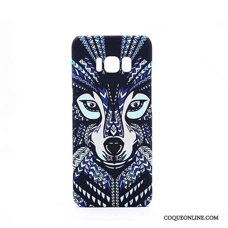 Samsung Galaxy S8 Coque Étoile Protection Difficile Tendance Lumineuses Animal Délavé En Daim