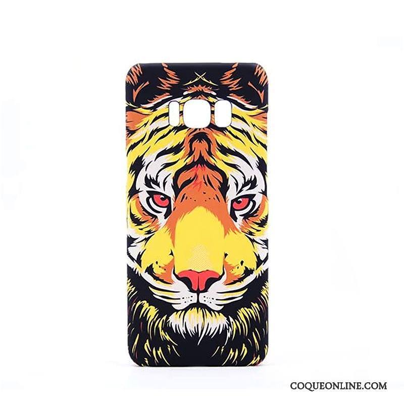 Samsung Galaxy S8 Coque Étoile Protection Difficile Tendance Lumineuses Animal Délavé En Daim