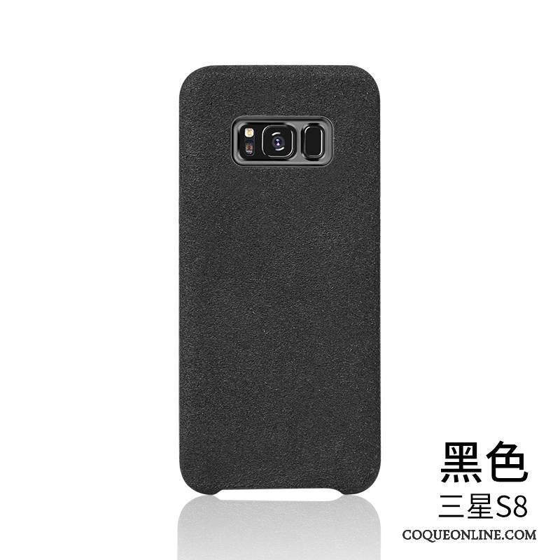 Samsung Galaxy S8 Coque Étoile Étui En Cuir Bleu Clair Europe Velours Protection Tout Compris