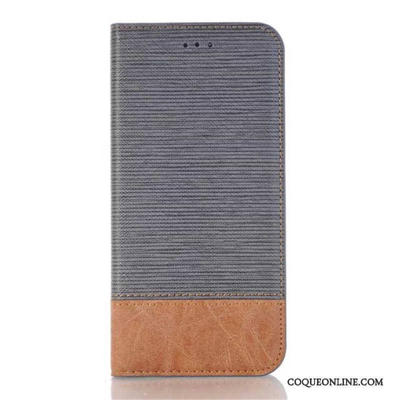 Samsung Galaxy S8 Coque Étui En Cuir Protection Gris Téléphone Portable Automatique Étoile Bicolore