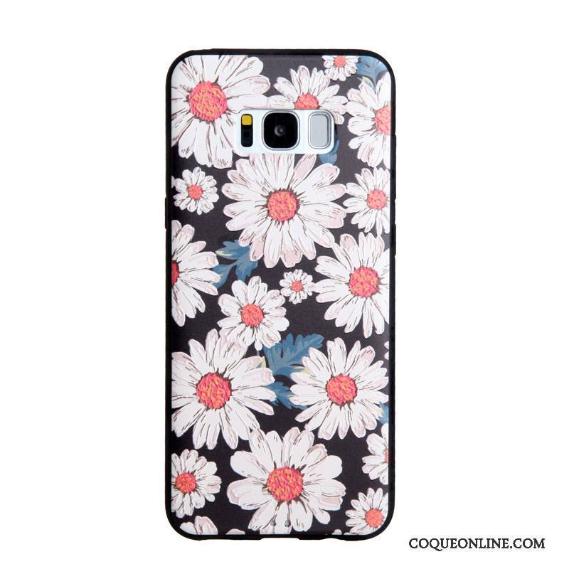 Samsung Galaxy S8 Coque Étui Tendance Fluide Doux Peinture Gaufrage Protection Étoile