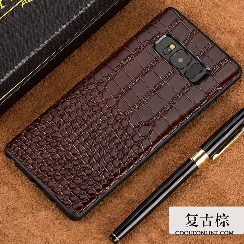 Samsung Galaxy S8+ Coque Étui Tout Compris Noir Créatif Étoile Business Incassable