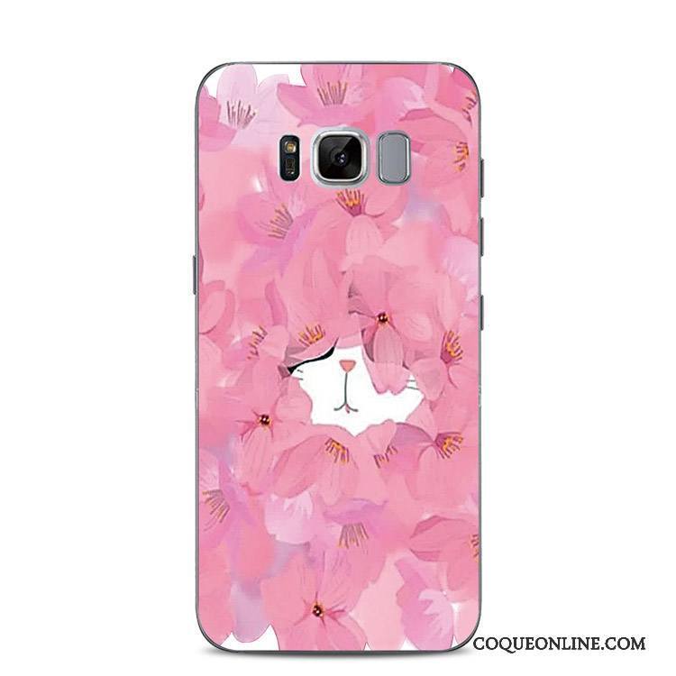 Samsung Galaxy S8+ Dentelle Gaufrage Support Coque De Téléphone Étoile Fluide Doux Vert