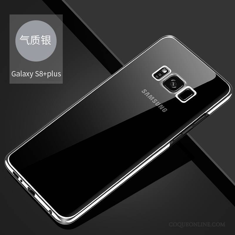 Samsung Galaxy S8+ Difficile Coque De Téléphone Transparent Or Étoile Étui Protection