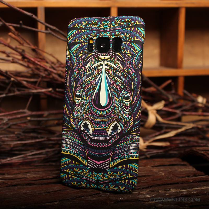 Samsung Galaxy S8+ Difficile Dessin Animé Étui Étoile Multicolore Marque De Tendance Coque