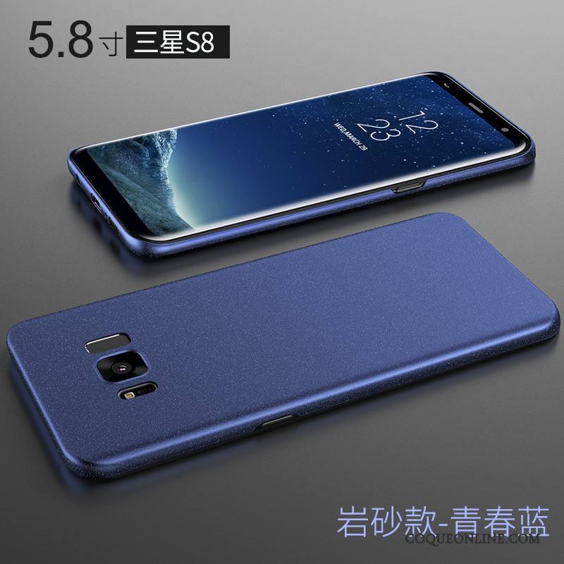 Samsung Galaxy S8 Difficile Très Mince Bleu Coque Étoile Incassable Tout Compris