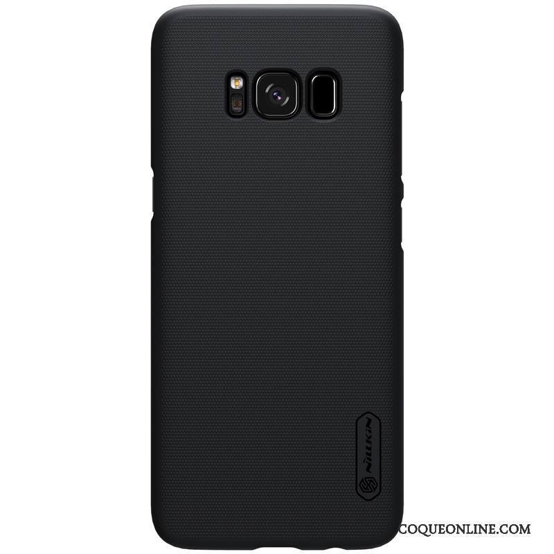 Samsung Galaxy S8+ Délavé En Daim Étoile Multicolore Noir Protection Coque De Téléphone