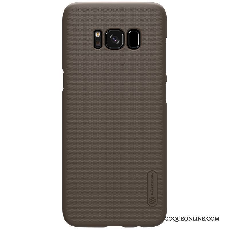 Samsung Galaxy S8+ Délavé En Daim Étoile Multicolore Noir Protection Coque De Téléphone