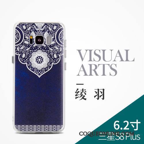 Samsung Galaxy S8+ Incassable Bleu Coque Étoile Tout Compris Tendance Téléphone Portable