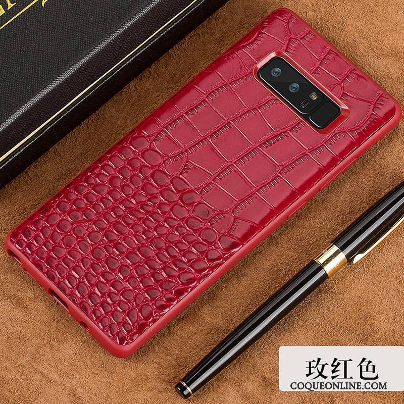 Samsung Galaxy S8+ Incassable Cuir Véritable Luxe Nouveau Très Mince Étui Coque De Téléphone