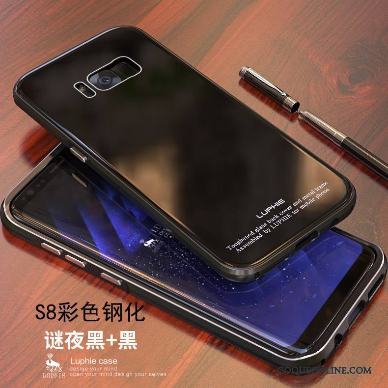 Samsung Galaxy S8 Incassable Téléphone Portable Métal Étoile Protection Coque Étui