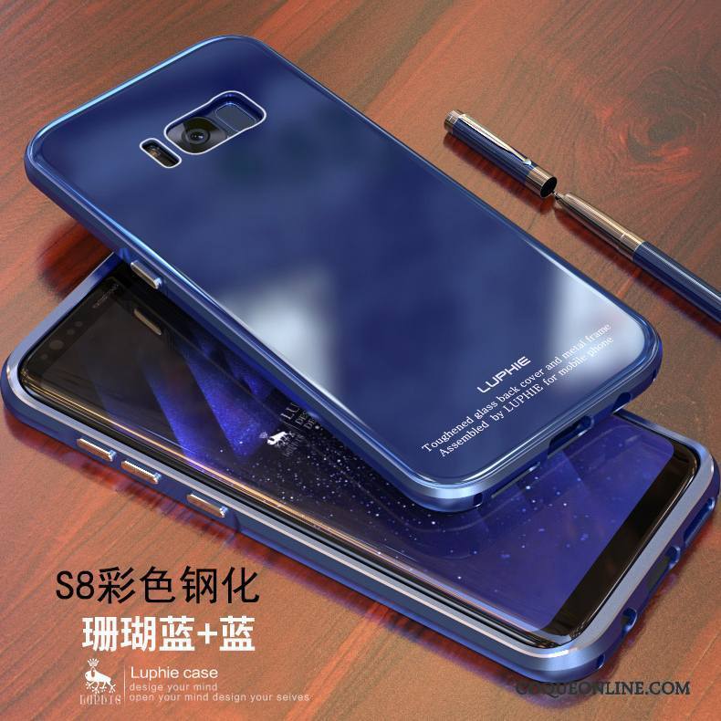 Samsung Galaxy S8 Incassable Téléphone Portable Métal Étoile Protection Coque Étui