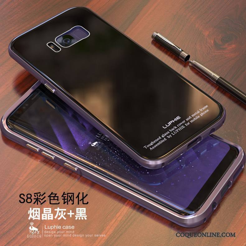 Samsung Galaxy S8 Incassable Téléphone Portable Métal Étoile Protection Coque Étui