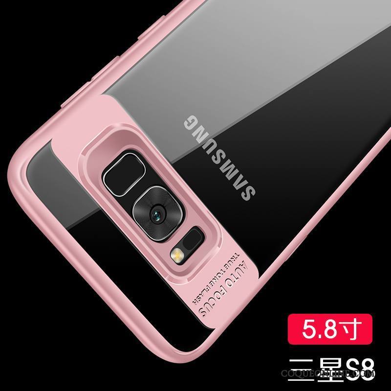 Samsung Galaxy S8 Incassable Étoile Silicone Protection Bleu Étui Coque De Téléphone