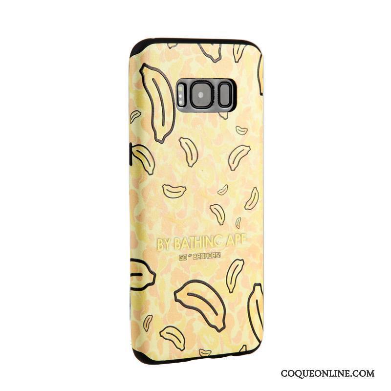 Samsung Galaxy S8 Jaune Dessin Animé Coque De Téléphone Étoile Protection Tendance Étui