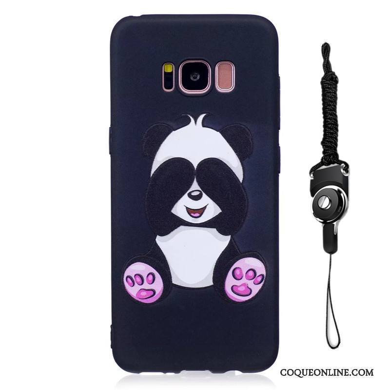 Samsung Galaxy S8 Noir Coque De Téléphone Étoile Fluide Doux Tout Compris Peinture Protection