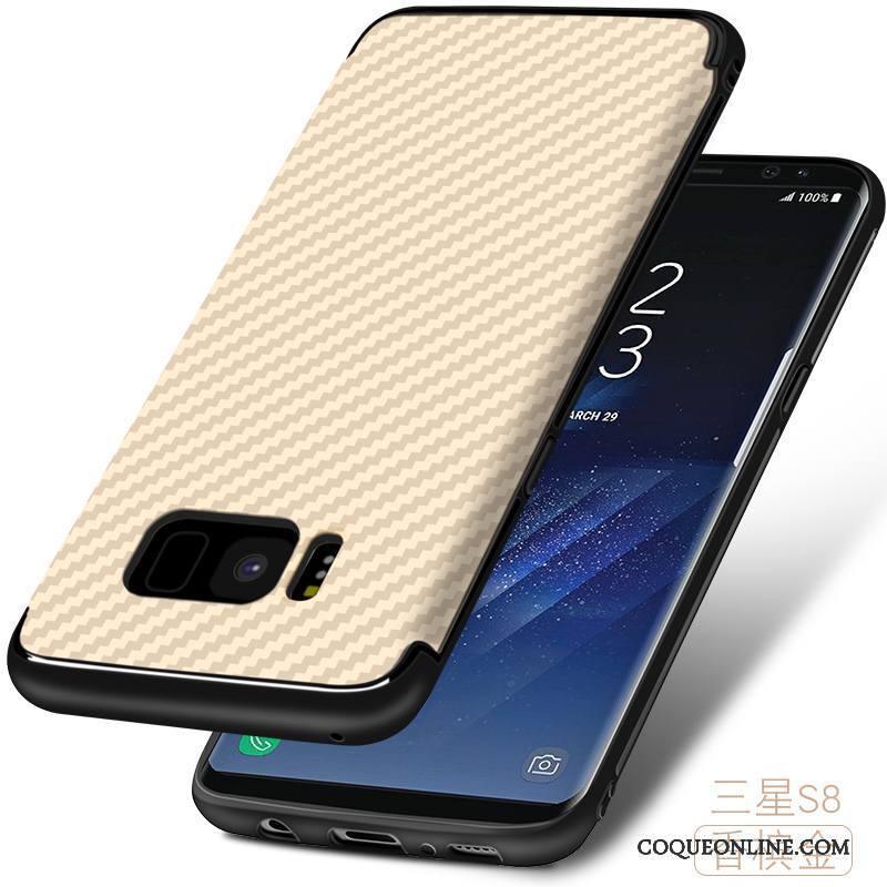 Samsung Galaxy S8 Noir Étui Incassable Téléphone Portable Coque De Téléphone Silicone Modèle Fleurie