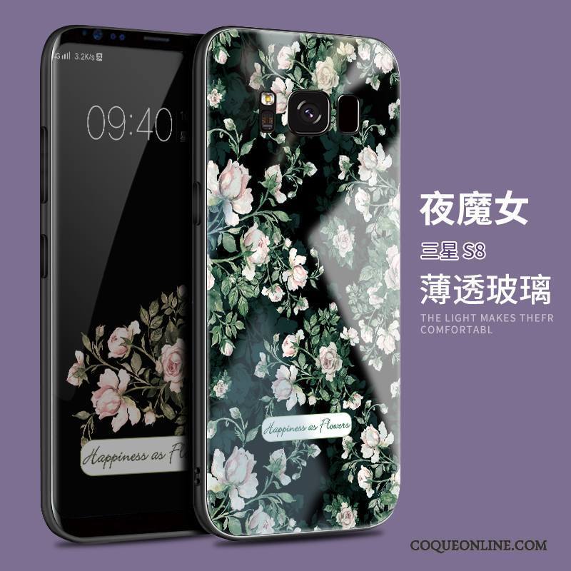 Samsung Galaxy S8 Protection Coque De Téléphone Personnalité Violet Créatif Tendance Étui