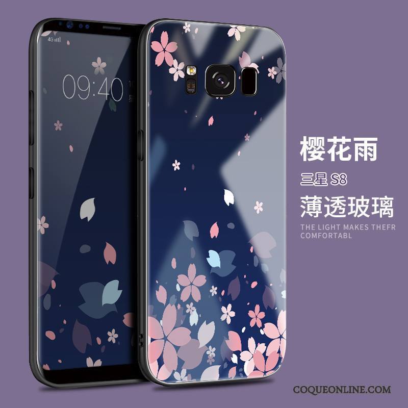 Samsung Galaxy S8 Protection Coque De Téléphone Personnalité Violet Créatif Tendance Étui