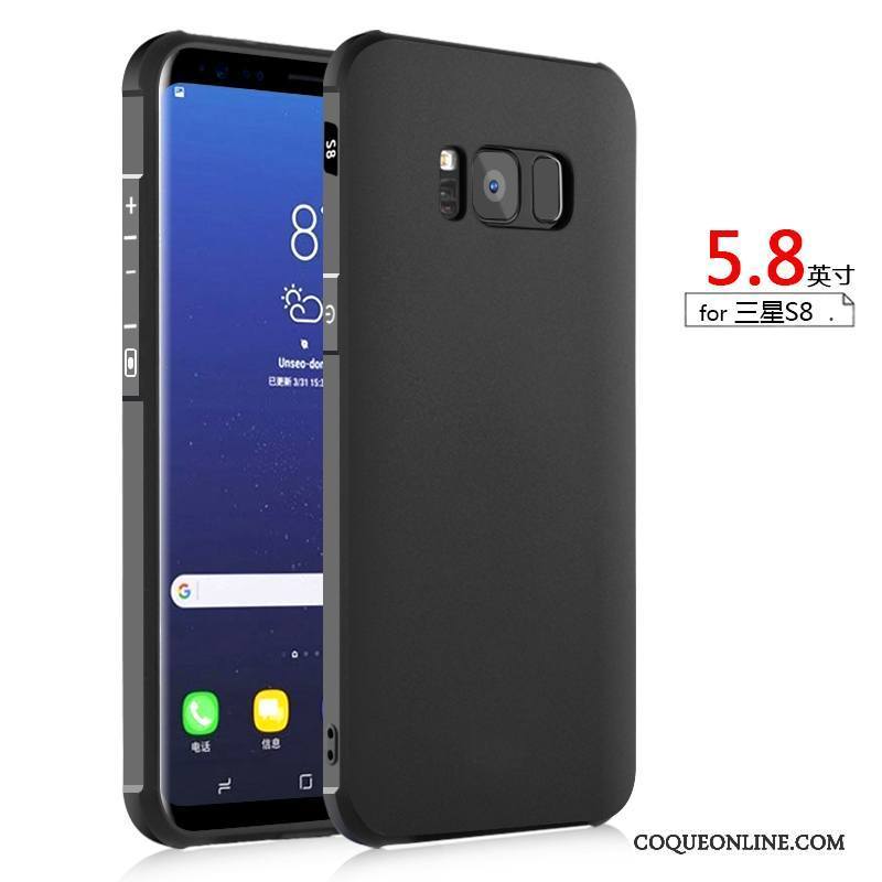 Samsung Galaxy S8 Protection Incassable Coque Tout Compris Fluide Doux Silicone Étui