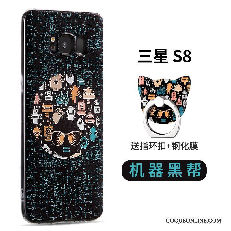 Samsung Galaxy S8 Protection Incassable Étui Transparent Coque De Téléphone Étoile Dessin Animé