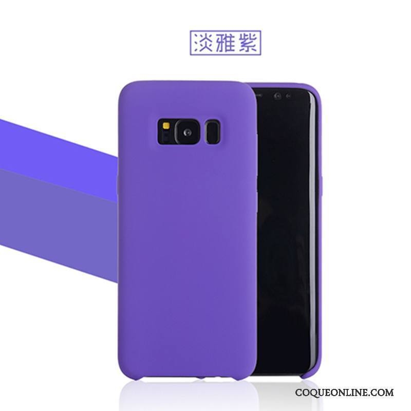 Samsung Galaxy S8 Protection Silicone Coque De Téléphone Étoile Tout Compris Violet Étui