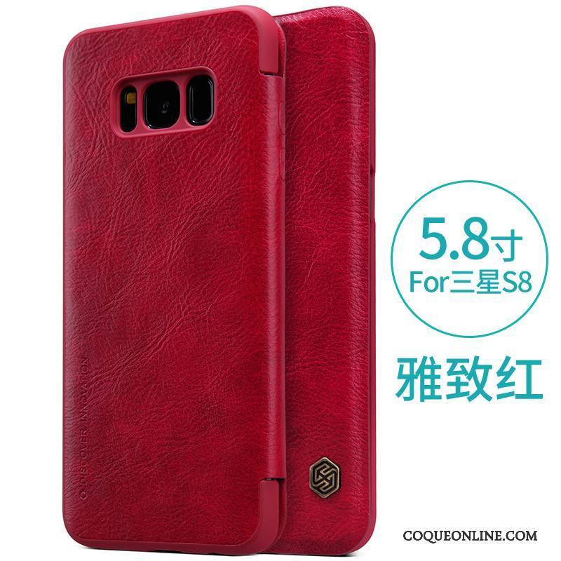 Samsung Galaxy S8 Rouge Étoile Coque Étui Protection Incassable De Téléphone