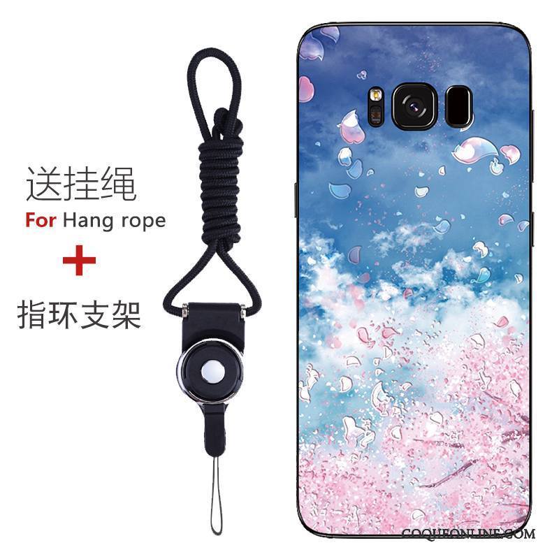 Samsung Galaxy S8+ Silicone Coque De Téléphone Violet Personnalisé Incassable Étui Fluide Doux