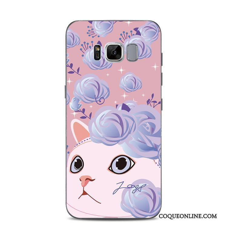 Samsung Galaxy S8+ Tout Compris Chat Clair Gaufrage Étoile Coque Incassable