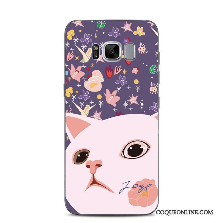 Samsung Galaxy S8+ Tout Compris Chat Clair Gaufrage Étoile Coque Incassable