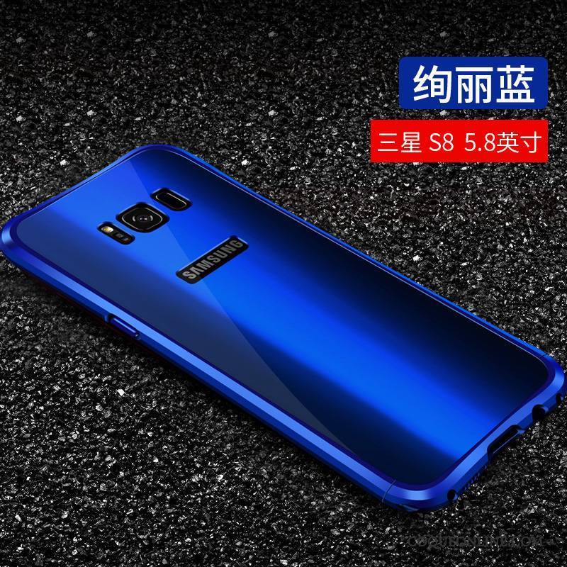 Samsung Galaxy S8 Tout Compris Coque De Téléphone Personnalité Étoile Noir Métal Protection