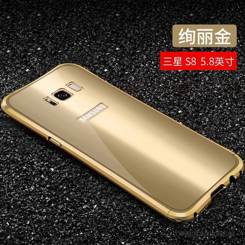 Samsung Galaxy S8 Tout Compris Coque De Téléphone Personnalité Étoile Noir Métal Protection