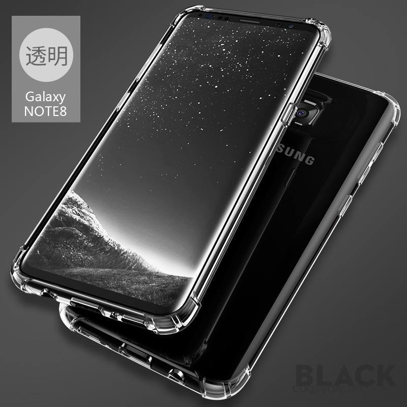 Samsung Galaxy S8+ Transparent Coque De Téléphone Incassable Fluide Doux Étui Protection Étoile