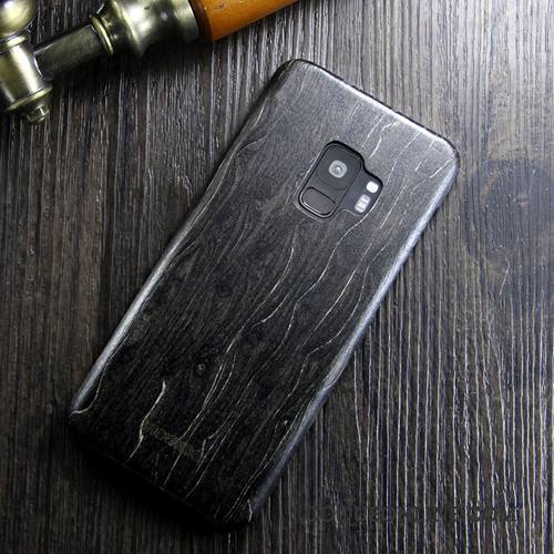 Samsung Galaxy S8 Très Mince Marque De Tendance Étui Bois Massif Coque De Téléphone Étoile Protection