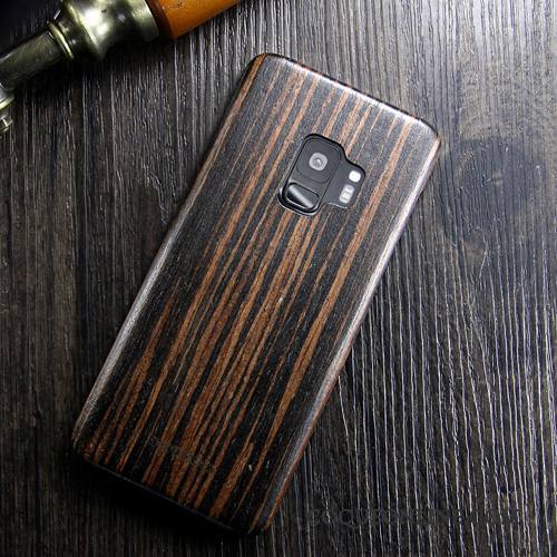 Samsung Galaxy S8 Très Mince Marque De Tendance Étui Bois Massif Coque De Téléphone Étoile Protection