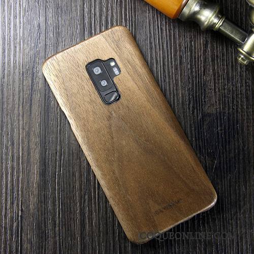 Samsung Galaxy S8 Très Mince Marque De Tendance Étui Bois Massif Coque De Téléphone Étoile Protection