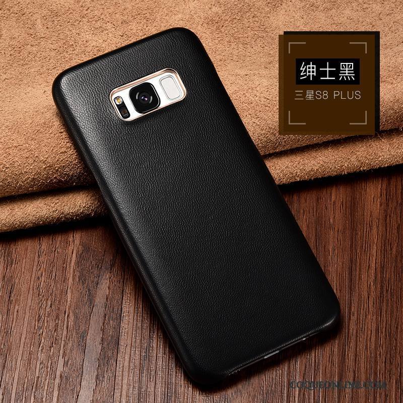 Samsung Galaxy S8+ Téléphone Portable Cuir Véritable Étoile Coque De Téléphone Protection À Bord