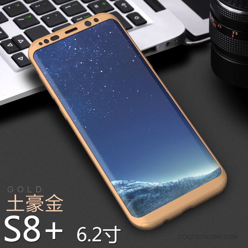 Samsung Galaxy S8+ Étoile Coque De Téléphone Étui Incassable Personnalité Protection Or