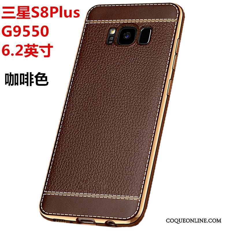 Samsung Galaxy S8+ Étoile Marron Coque De Téléphone Étui Tout Compris Incassable Fluide Doux