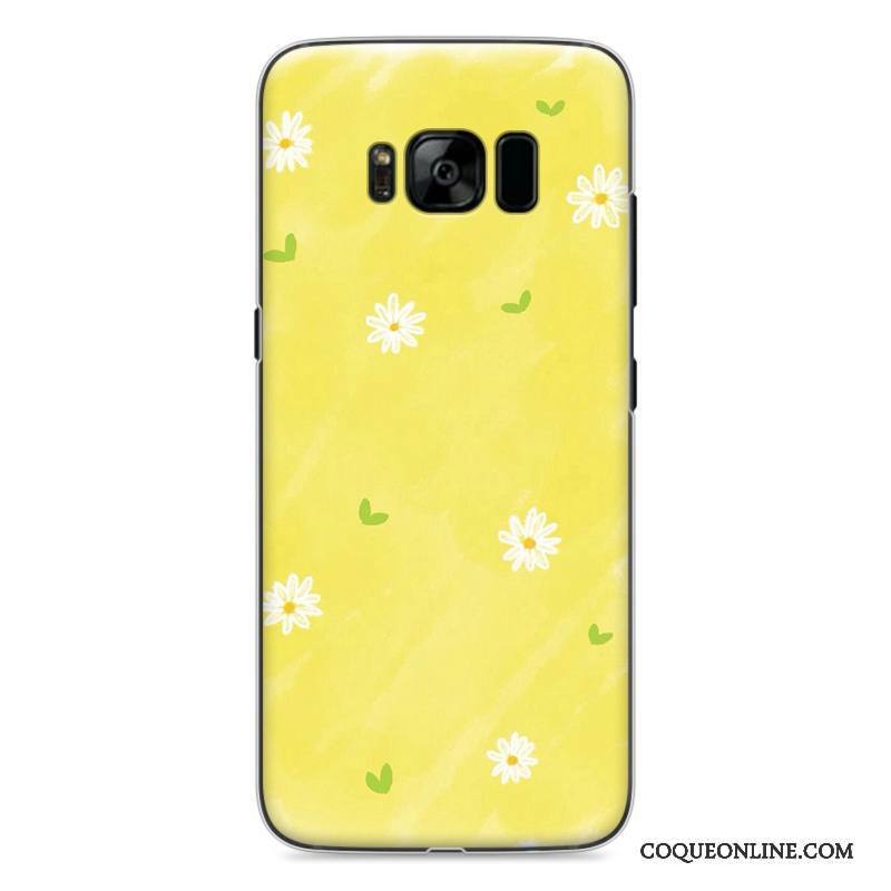 Samsung Galaxy S8 Étoile Peinture Protection Coque De Téléphone Blanc Créatif