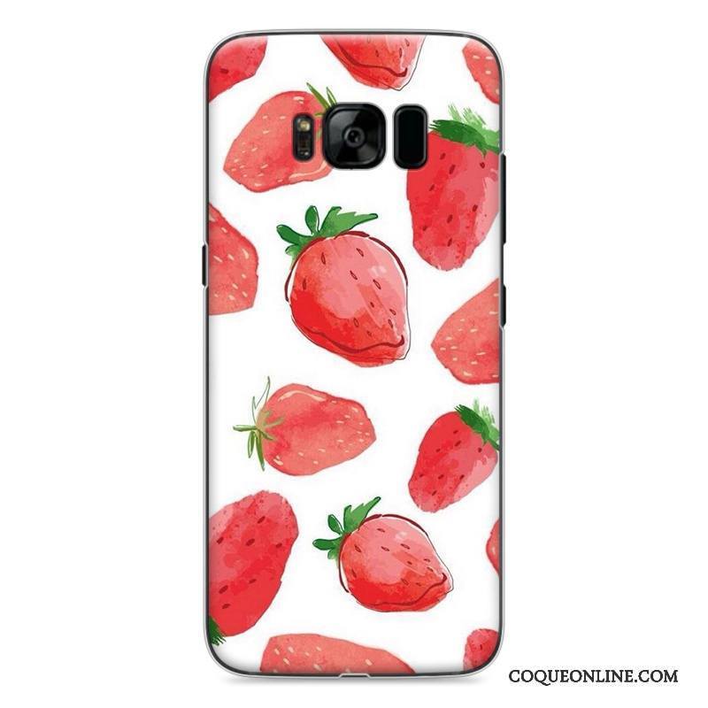 Samsung Galaxy S8 Étoile Peinture Protection Coque De Téléphone Blanc Créatif