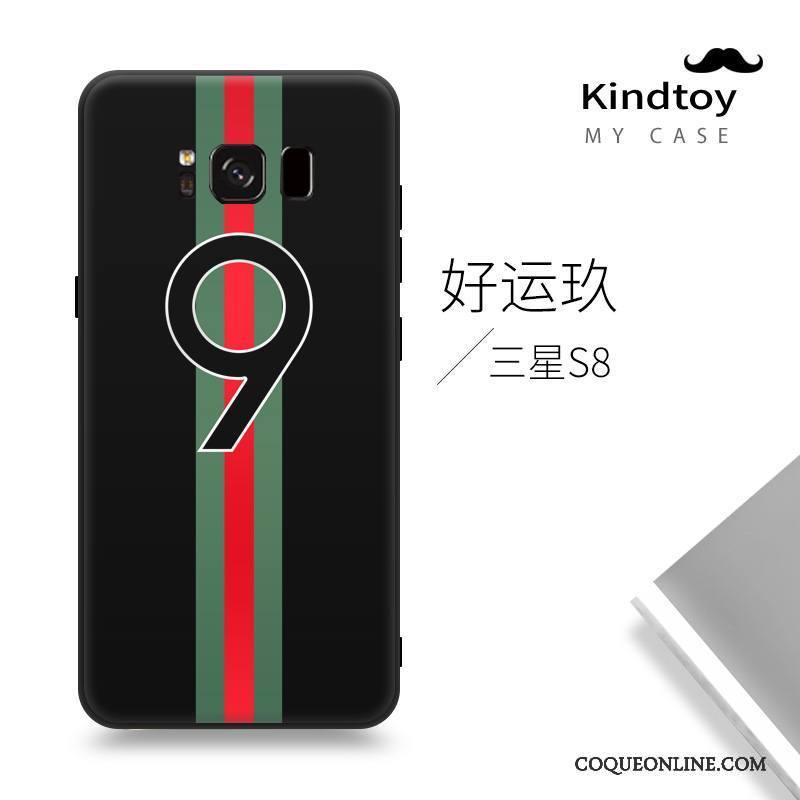 Samsung Galaxy S8 Étoile Personnalité Silicone Incassable Coque De Téléphone Multicolore Marque De Tendance