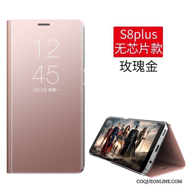 Samsung Galaxy S8+ Étui Coque De Téléphone Incassable Rose Étoile Housse Tout Compris