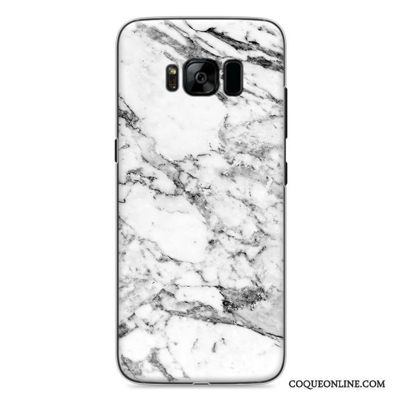 Samsung Galaxy S8 Étui Grain De Bois Personnalité Peinture Gris Étoile Coque De Téléphone