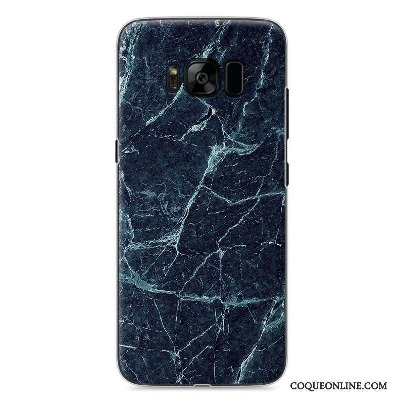 Samsung Galaxy S8 Étui Grain De Bois Personnalité Peinture Gris Étoile Coque De Téléphone