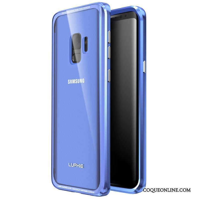 Samsung Galaxy S9 Border Protection Couvercle Arrière Métal Coque De Téléphone Étui Tout Compris