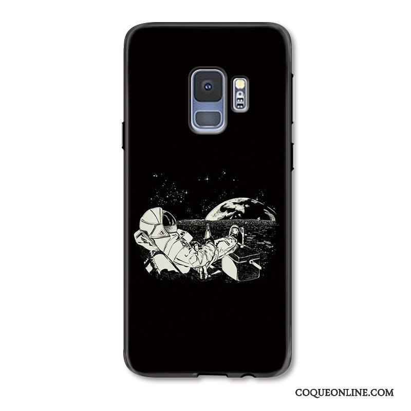 Samsung Galaxy S9 Ciel Étoilé Créatif Protection Noir Personnalité Gaufrage Coque De Téléphone